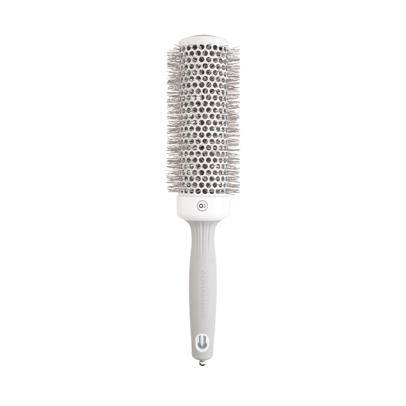Olivia Garden | Expert Blowout Speed Wavy Bristles White&Grey 45