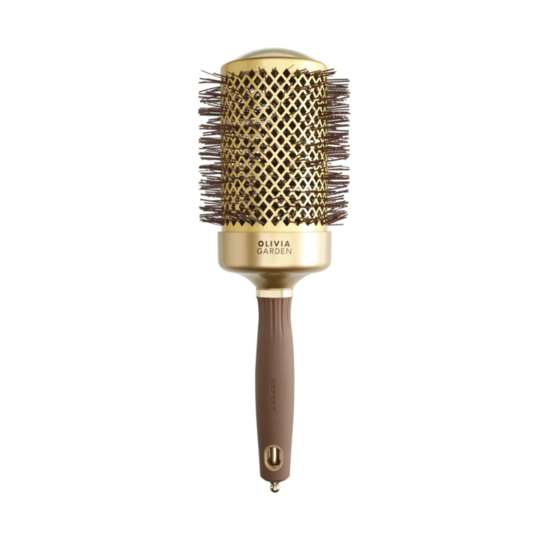 Olivia Garden | Expert Blowout Shine Wavy Bristles Gold&Brown 65