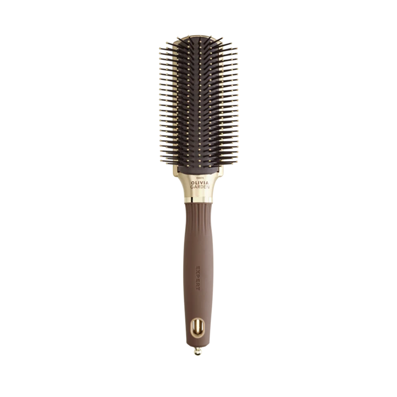 Olivia Garden | Expert Style Control Nylon Bristles Gold&Brown