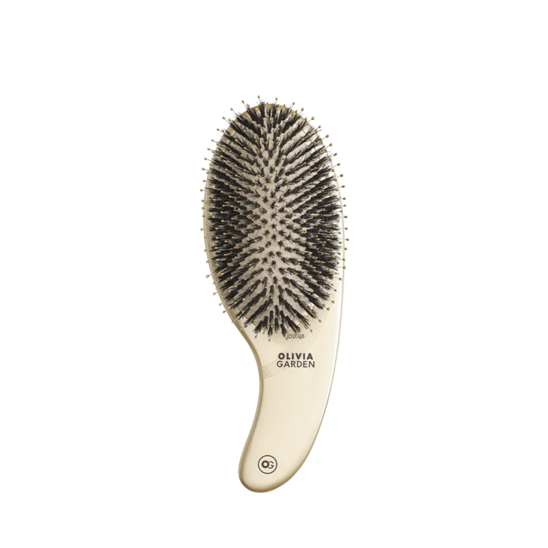 Olivia Garden | Expert Care Curve Boar&Nylon Bristles Gold