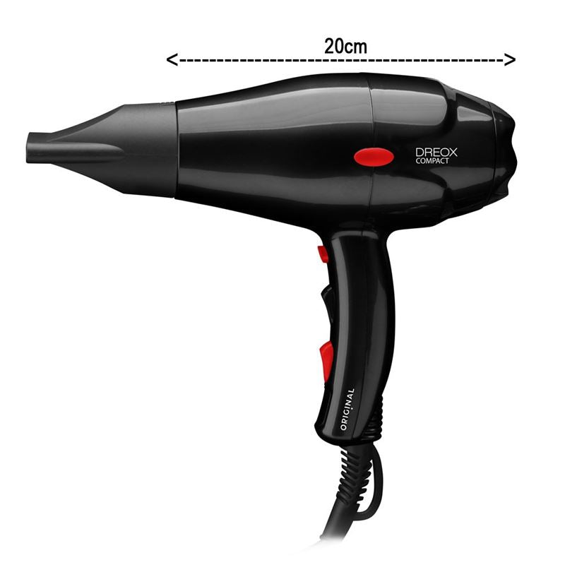 Original Bb | Sèche-Cheveux Dreox Compact Noir 2000W Original