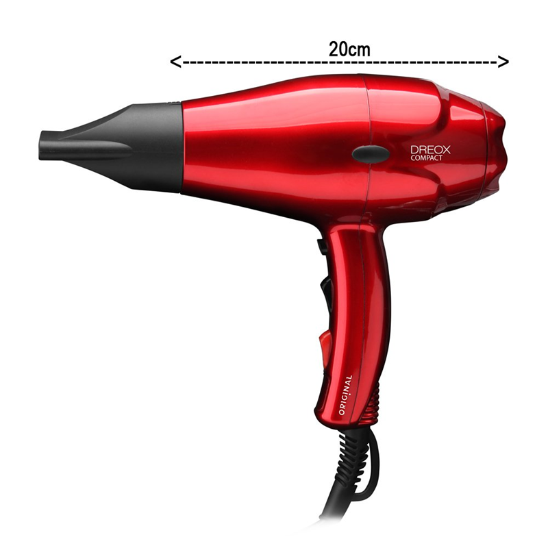 Original Bb | Sèche-Cheveux Dreox Compact Rouge 2000W Original