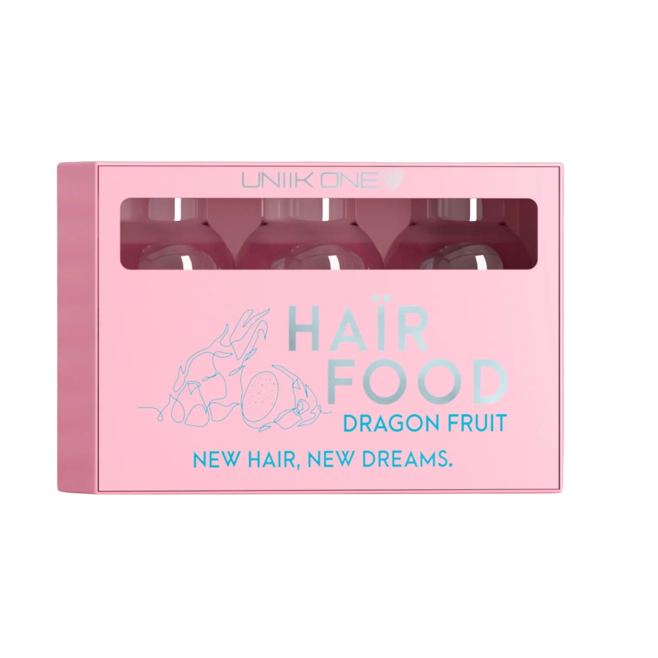 Uniik One | Box Ampoule Rose Hair Food X3