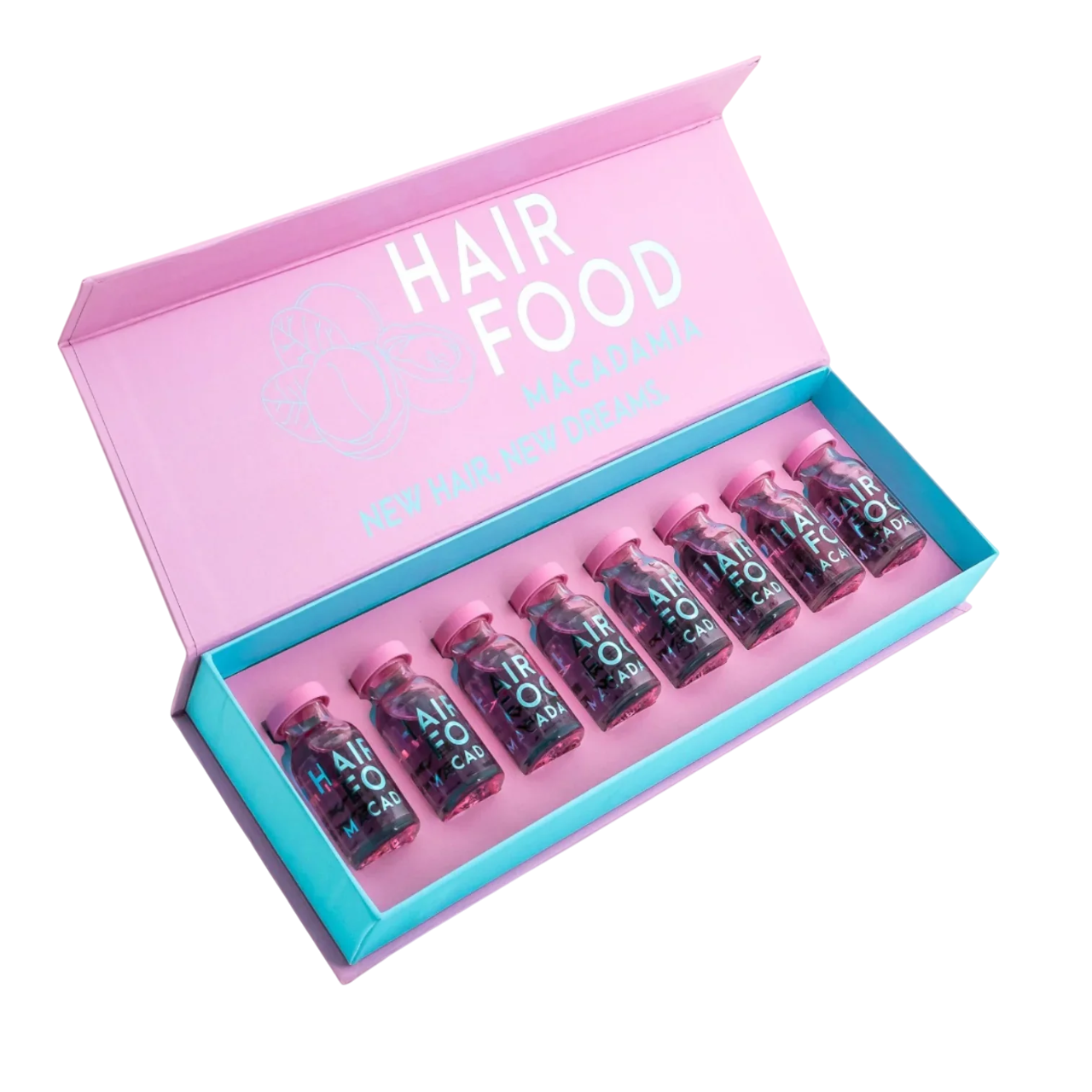 Uniik One | Box Ampoule Rose Hair Food X8