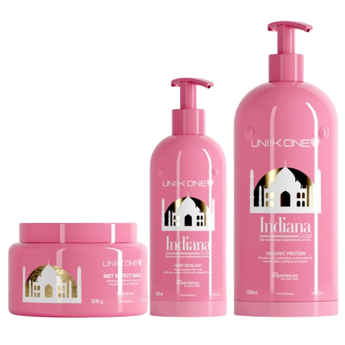 Uniik One | Kit Indiana Gloss Lissage Organic Proteine 1L