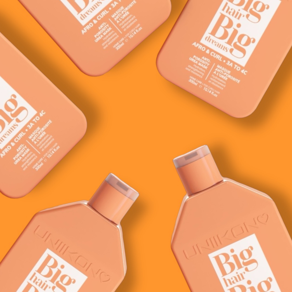 Uniik One | Afro Curl | 3A 4C Anti Porosité Urea Masque - 300ml