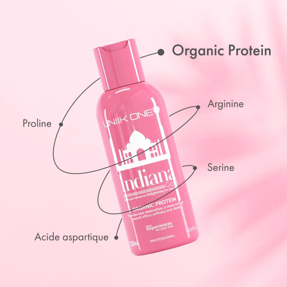 Uniik One | Kit Indiana Gloss Lissage Organic Proteine 120Ml