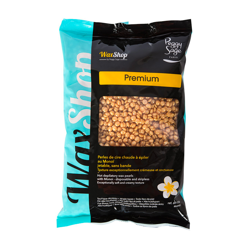 Peggy Sage | Perles De Cire À Épiler Au Monoï - Jetables. Sans Bande