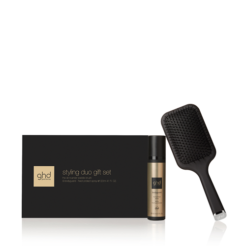 GHD | Coffret Duo Coiffage - Brosse Et Spray Thermoprotecteur
