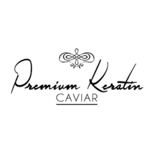 Logo Premium Keratin Caviar - Soins capillaires professionnels