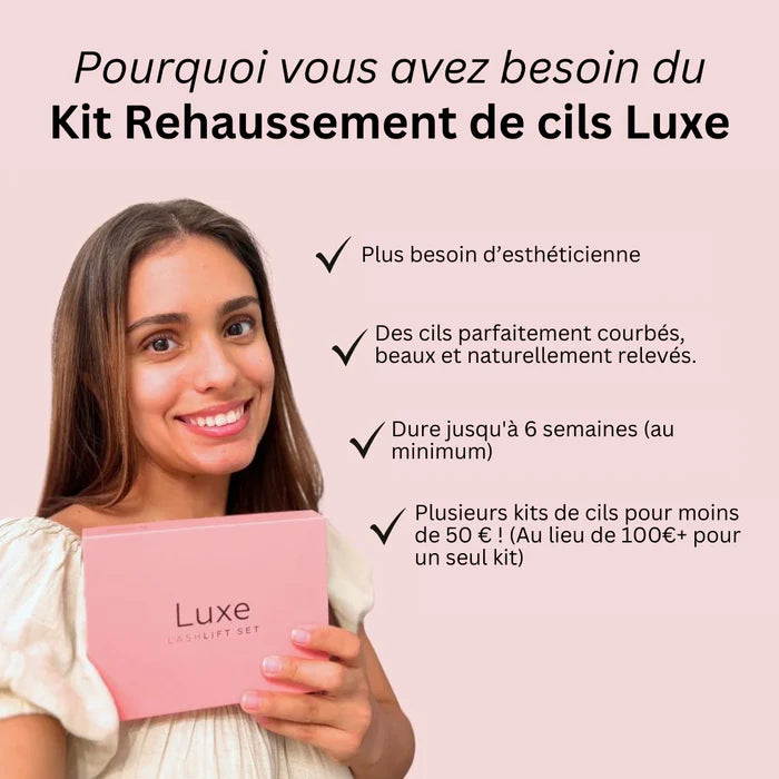 Kit Rehaussement de cils Luxe