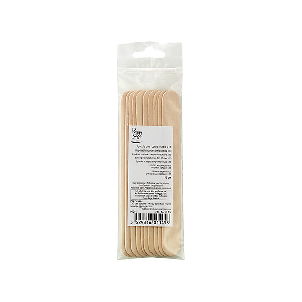 Peggy Sage | Spatule Bois Corps Jetable 15 Cm X 10