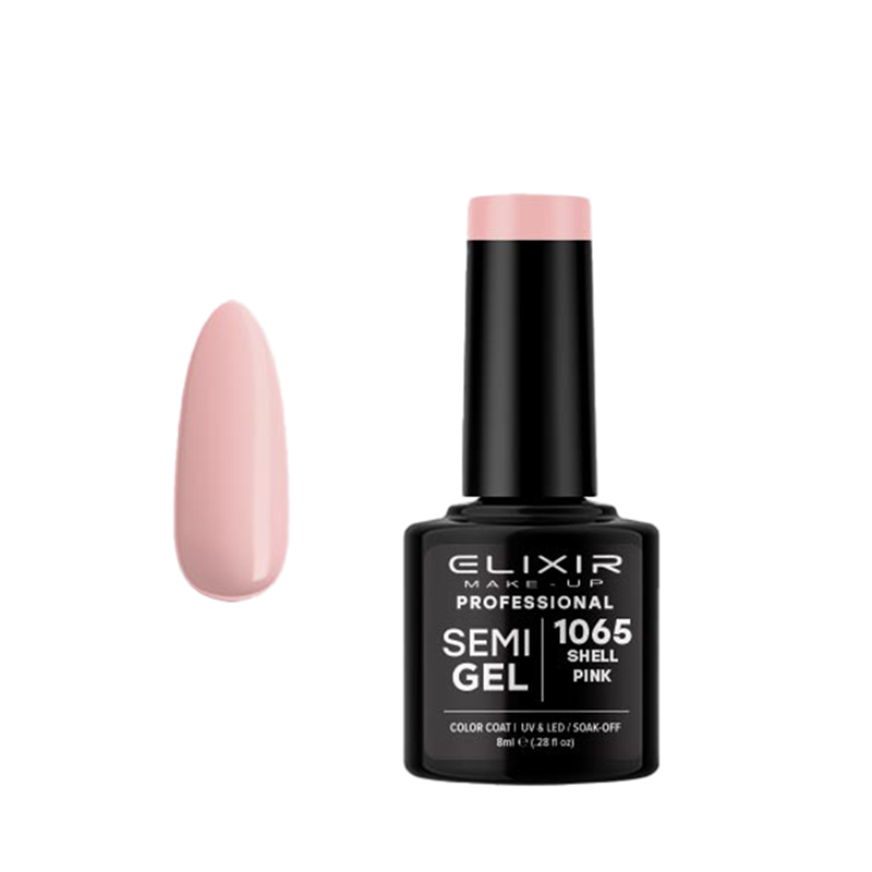 Elixir | Semi Gel 8 ml - #1065 (Shell Pink)