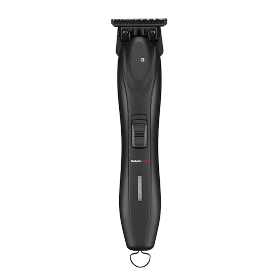 Babyliss Pro 4Artists| Tondeuse De Finition Avec/Sans Fil Fx3 Trimmer