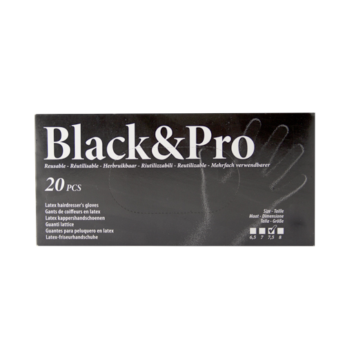 Sibel | Gants Latex Black & Pro Noir Small 20 Pcs