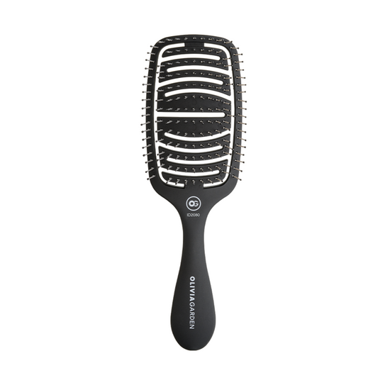 Olivia Garden | Essential Care Flex Thick Hair Bristles Matt Black