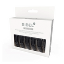 Sibel | Pince À Tenue Forte Noire S 6Pcs
