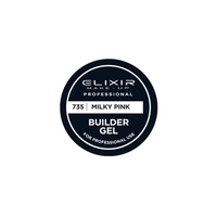 Elixir | Clear Builder Gel 15G - Gel De Construction Milky Pink